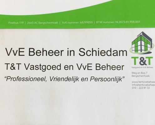 VvE Beheer Schiedam - T&T Vastgoed en VvE Beheer