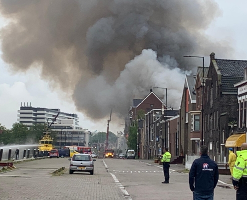Brand Vlaardingen VvE Koningin Wilhelminahaven - Doggersbank